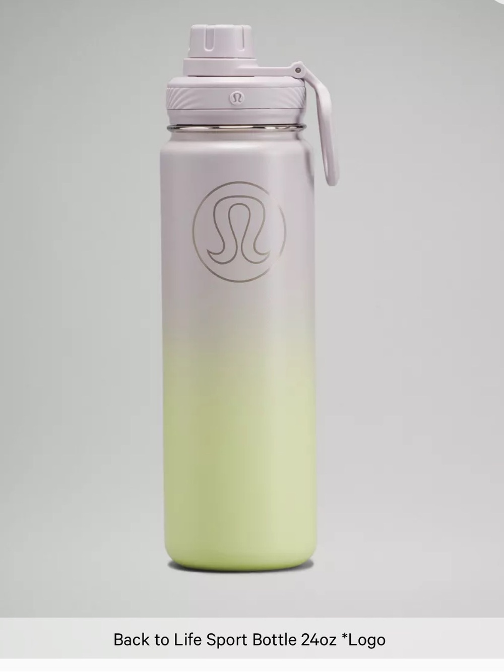 Lulu lemon Back to Life Sport Bottle 24oz
Logo